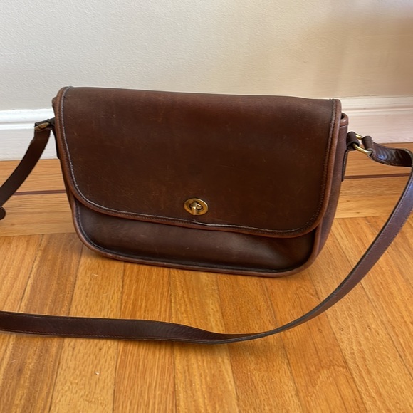 Vintage COACH Shoulder Bag Legacy Penny Pocket Authentic 